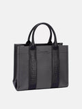 David Jones Canvas Tote Handbag with Contrast Leather Handles - Your Second Look