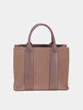 David Jones Canvas Tote Handbag with Contrast Leather Handles - Your Second Look