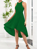 Elegant High - Low Hem Sleeveless Dress - Your Second Look