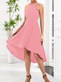 Elegant High - Low Hem Sleeveless Dress - Your Second Look