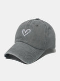 Embroidered Heart Baseball Cap - Your Second Look