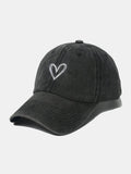 Embroidered Heart Baseball Cap - Your Second Look