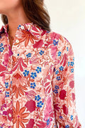 Fall Flower Print Long Sleeve Mini Dress - Your Second Look
