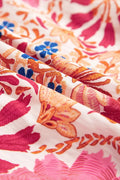 Fall Flower Print Long Sleeve Mini Dress - Your Second Look