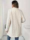 Fleece Double - Breasted Longline Coat - Your Second Look