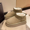 Fleece Lined Chunky Platform Mini Boots - Your Second Look