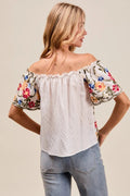 Floral Off The Shoulder Blouse - Your Second Look