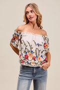 Floral Off The Shoulder Blouse - Your Second Look