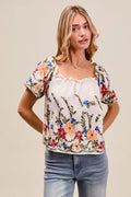 Floral Off The Shoulder Blouse - Your Second Look