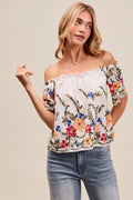 Floral Off The Shoulder Blouse - Your Second Look