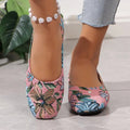 Floral Print Comfort Slip - Ons - Your Second Look