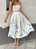 Floral Print Midi Skirt - Your Second Look
