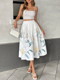 Floral Print Midi Skirt - Your Second Look