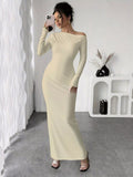 Floral Print One Shoulder Maxi Dress - Your Second Look