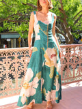 Floral Square Neck Maxi Dress - Your Second Look