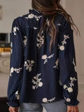 Flower Button Up Long Sleeve Shirt - Your Second Look