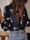 Flower Button Up Long Sleeve Shirt - Your Second Look