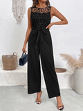 Flower Sleeveless Wide Leg Jumpsuit - Your Second Look