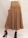 Flowy A - Line Midi Skirt - Your Second Look