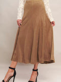Flowy A - Line Midi Skirt - Your Second Look