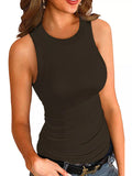 Full Size Ribbed Round Neck Tank Plus Size - Your Second Look