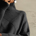Geometric Turtleneck Sweater - Your Second Look