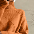 Geometric Turtleneck Sweater - Your Second Look