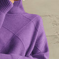 Geometric Turtleneck Sweater - Your Second Look