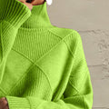 Geometric Turtleneck Sweater - Your Second Look