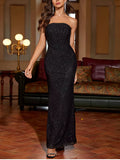 Glitter Tube Mermaid Maxi Dress - Your Second Look