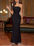 Glitter Tube Mermaid Maxi Dress - Your Second Look