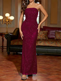 Glitter Tube Mermaid Maxi Dress - Your Second Look