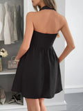 Halter Neck Summer Mini Dress - Your Second Look