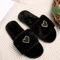Heart Open Toe Flats Slippers - Your Second Look