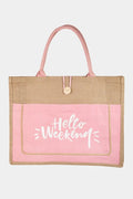 Hello Weekend Tote Bag - Your Second Look
