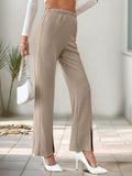 High - Waisted Slit Pants - Your Second Look