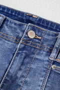 High - Waisted Wide - Leg Vintage Wash Jeans - Your Second Look