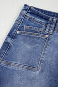 High - Waisted Wide - Leg Vintage Wash Jeans - Your Second Look