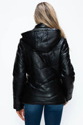 How Dare U Pocketed Zip Up Puffer Jacket with Removable Hood - Your Second Look