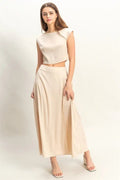 HYFVE Sleeveless Top and Maxi Skirt Set - Your Second Look