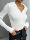 Johnny Collar Rib - Knit Top - Your Second Look