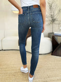 Judy Blue Full Size Mid Waist Distressed Slim Jeans - Your Second Look