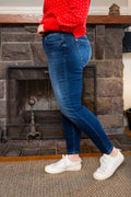 Judy Blue Full Size Washed Thermal Skinny Jeans Plus Size - Your Second Look