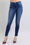 Judy Blue Full Size Washed Thermal Skinny Jeans Plus Size - Your Second Look