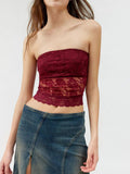 Lace Strapless Tube Top - Your Second Look