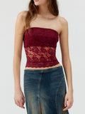 Lace Strapless Tube Top - Your Second Look