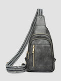 Leather Adjustable Strap Crossbody Bag - Your Second Look