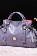 Leather Handbag with Tassels - Your Second Look
