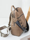 Leather Multi - Compartment Backpack Bag - Your Second Look