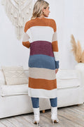 Long Color Block Cardigan - Your Second Look